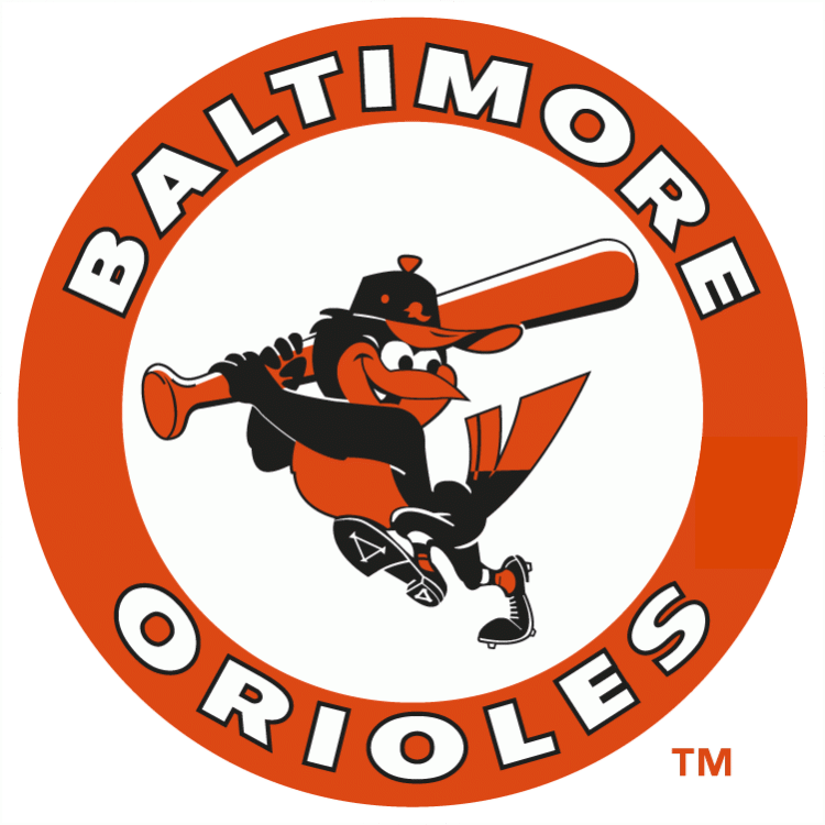Baltimore Orioles 1966-1988 Primary Logo iron on heat transfer